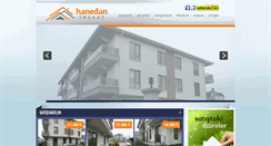 Desktop Screenshot of hanedaninsaat.com