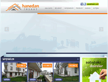 Tablet Screenshot of hanedaninsaat.com